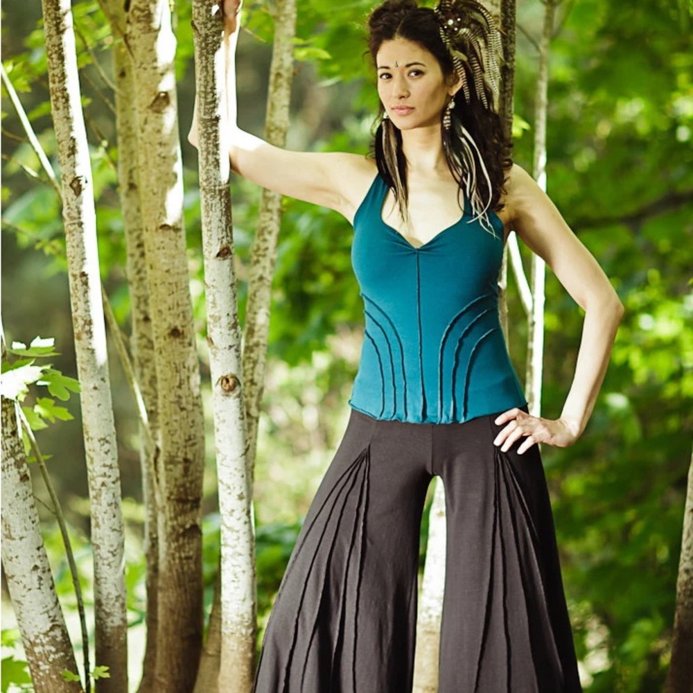 Chic Black Wide-Leg Women's Pants
